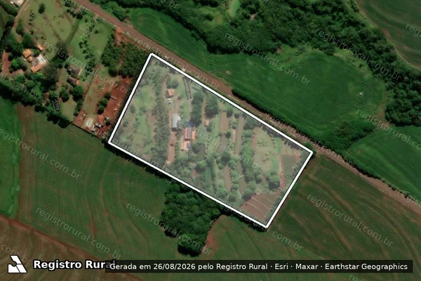 Imagem de satélite de Lote 124-E-Parte-2 - Lote 124-E-Parte-2 em São Jorge do Ivaí - PR