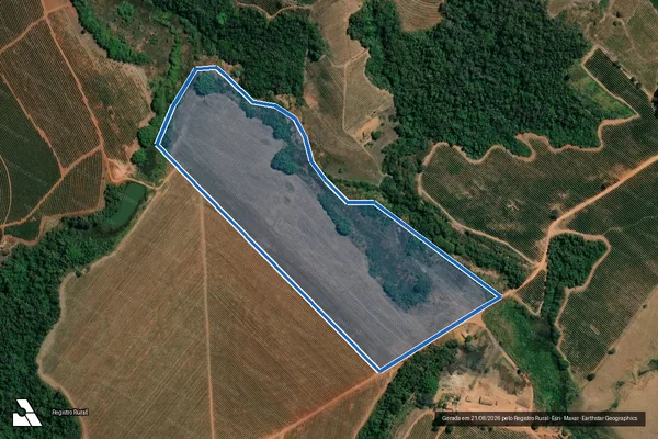 Imagem de satélite de Fazenda Mato Seco - Parte 1 em Três Pontas - MG