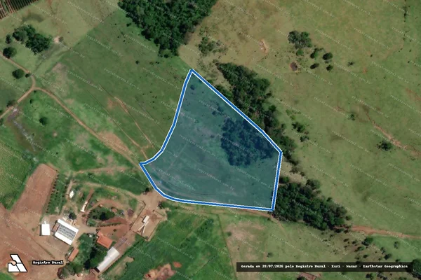 Imagem de satélite de Fazenda Manuela - Gleba B em Coronel Macedo - SP