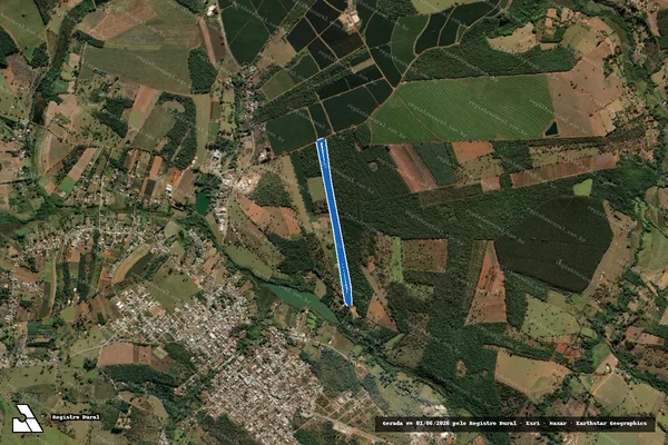 Imagem de satélite de Sitio Estrela   - Parte 1 em Córrego Fundo - MG