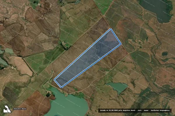 Imagem de satélite de FAZENDA SOTEIA - GLEBA 1 em Alegrete - RS