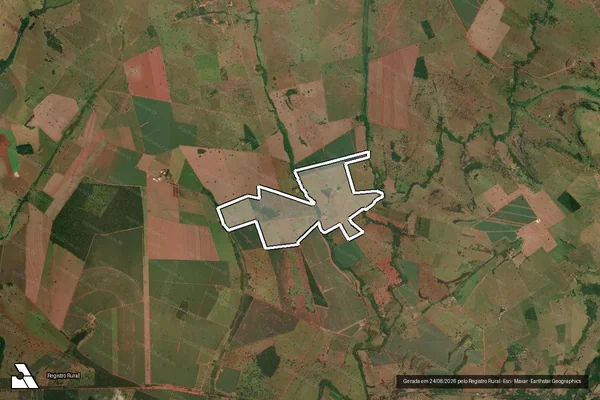 Imagem de satélite de FAZENDAS BEBEDOURO DA MOEDA E MOEDA DE CIMA em Itapagipe - MG
