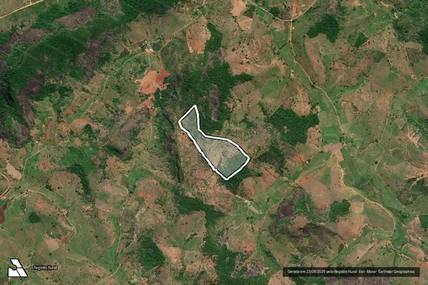 Imagem de satélite de Fazenda Córrego do Paiol - GLEBA 1 em Aimorés - MG