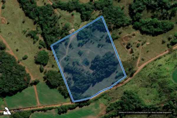 Imagem de satélite de FAZENDA RESERVA - FAZENDA RESERVA em Reserva do Iguaçu - PR