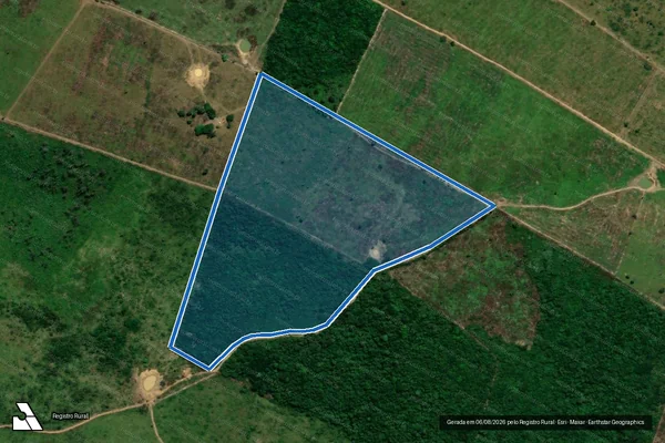 Imagem de satélite de P.A RIO BONITO / FAZENDA AFONSO / LOTE 302 / PARTE 1