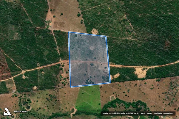 Imagem de satélite de FAZENDA CASA NOVA - LOTE 05 em Sítio Novo - MA