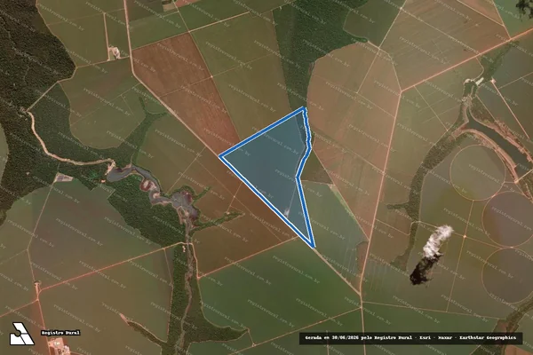 Imagem de satélite de Fazenda Marachelle - Lote 81 - Setor 04 - Parte 1 em Lucas do Rio Verde - MT