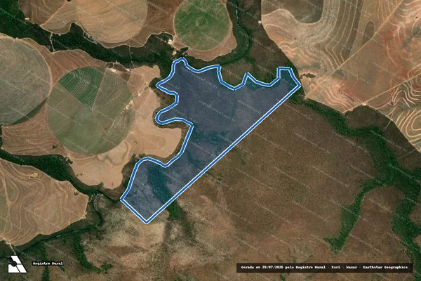 Imagem de satélite de FAZENDA SÃO LUIZ LOTE 25 em Balsas - MA