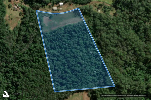 Imagem de satélite de Fração de Terras do Lote Rural n° 13 ? Parcela 2 - Parcela 1 em Frederico Westphalen - RS