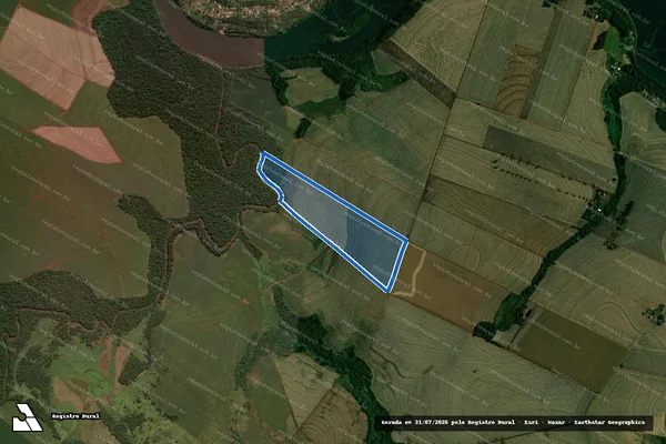 Imagem de satélite de LOTE N° 63 e 63-A - LOTE N° 63 e 63-A-2 em Engenheiro Beltrão - PR