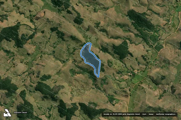 Imagem de satélite de FAZENDA LAJE - Parcela 1 em Miraí - MG