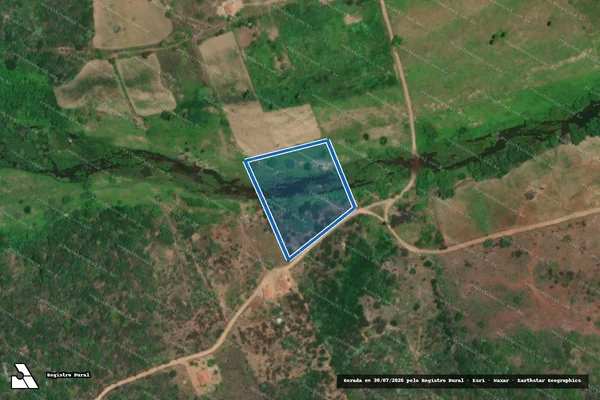 Imagem de satélite de Fazenda Lagoa Comprida - Gleba Norte em São Paulo do Potengi - RN