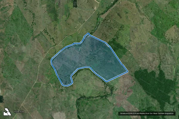 Imagem de satélite de Fazenda São Thomaz I - SÃO THOMAZ I em Itaju do Colônia - BA