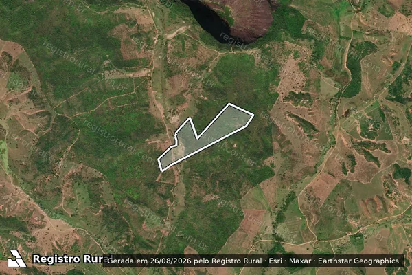 Imagem de satélite de Lote 4A - Projeto de Assentamento Roseli Nunes II - Parte 1 em Resplendor - MG