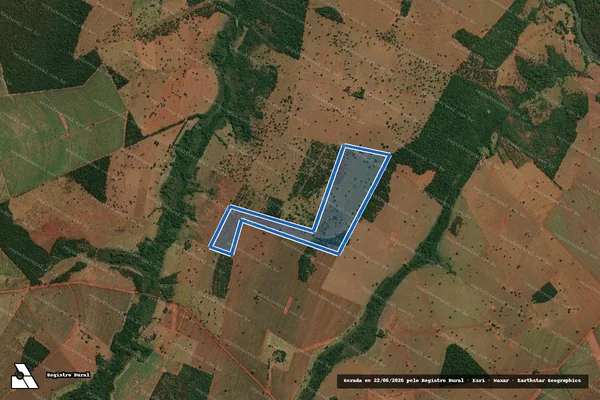 Imagem de satélite de FAZENDA CÓRREGO DA CHÁCARA - Gleba 02 em Ituiutaba - MG