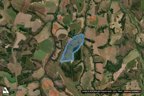 Imagem de satélite de FAZENDA TANGARÁ em Ibiá - MG