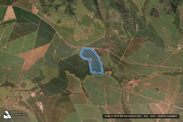 Imagem de satélite de Fazenda Gleba da Várzea - Fazenda Gleba da Várzea ? Matrícula 5867 em Pedregulho - SP