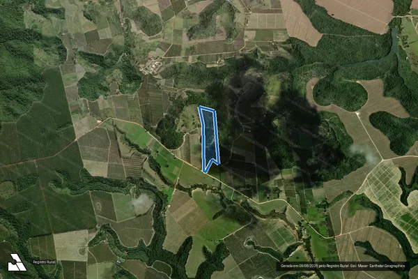 Imagem de satélite de P.A. CHICO MENDES II - LOTE 11-A em Porto Seguro - BA