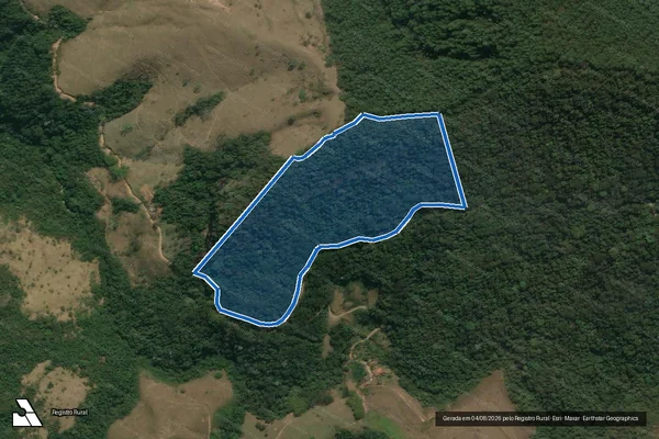 Imagem de satélite de Fazenda Santa Tereza - Gleba 01 em Silveiras - SP