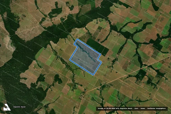 Imagem de satélite de Lote São Bernardo ? Desmembrada ? Gleba 01 - Lote São Bernardo ? Desmembrada ? Gleba 01 em Santo Afonso - MT