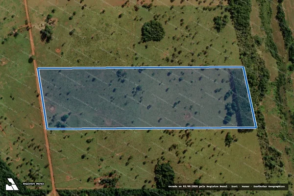 Imagem de satélite de P.A. SÃO CRISTÓVÃO - Lote 29 em Paranhos - MS