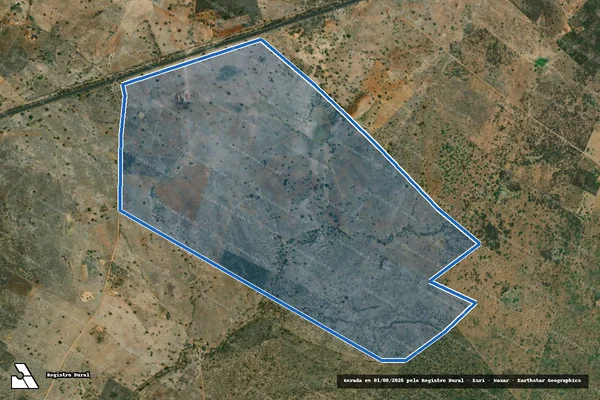 Imagem de satélite de FAZENDA MATÃO - Parte 1 em Canapi - AL