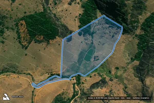 Imagem de satélite de Fazenda Avião - Parcela III em Ataléia - MG