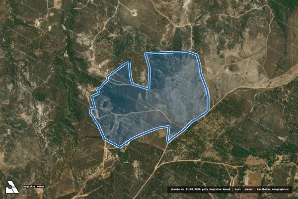 Imagem de satélite de BARRO PRETO - Parte 1 em Diamantina - MG