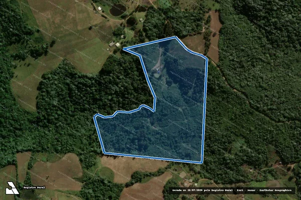 Imagem de satélite de LOTE 32 - PA UNIÃO DO OESTE - LOTE 32 A em Passos Maia - SC
