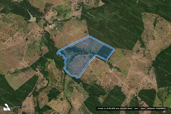 Imagem de satélite de Fazenda Entre Rios - Parte 1 em Araguapaz - GO
