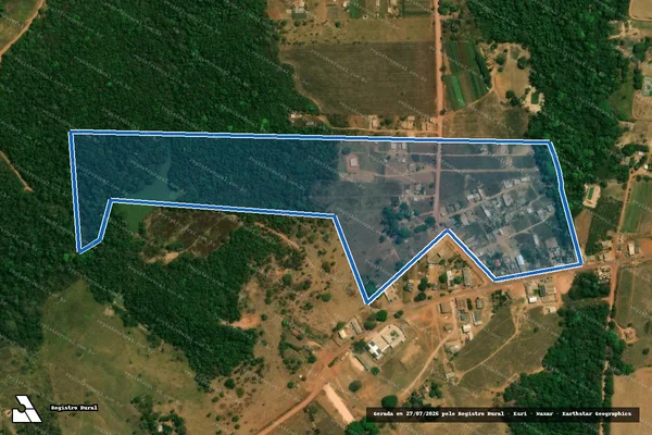Imagem de satélite de Projeto de Assentamento Santo Antônio da Fartura – Lote 139 em Cuiabá - MT