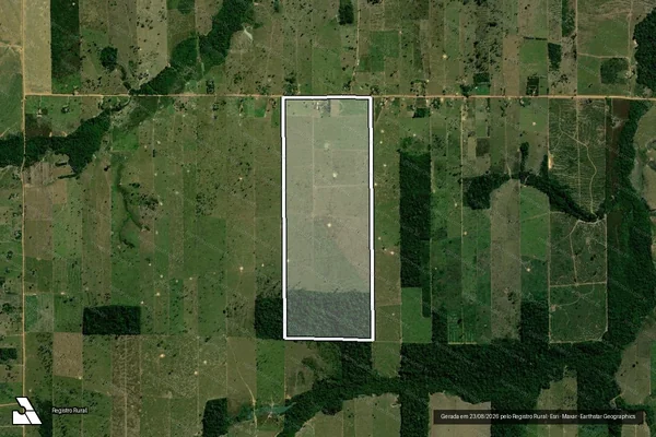 Imagem de satélite de PA Amigos do Campo - Lote 068, 069 e 070 - Parte 1 em Machadinho D'Oeste - RO