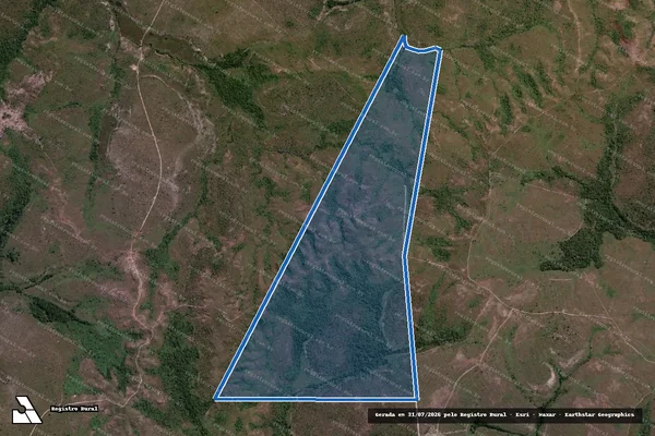 Imagem de satélite de Fazenda Barreiro ? Lote 9-B- Lot Piabanha-Gb 1- 3ª etapa - Fazenda Barreiro-Lote 9-B em Rio Sono - TO