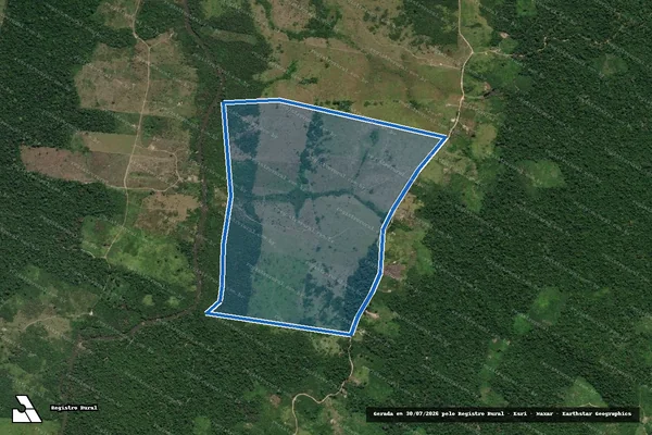 Imagem de satélite de FAZENDA REFUGIO - Parcela 1 em Pacajá - PA