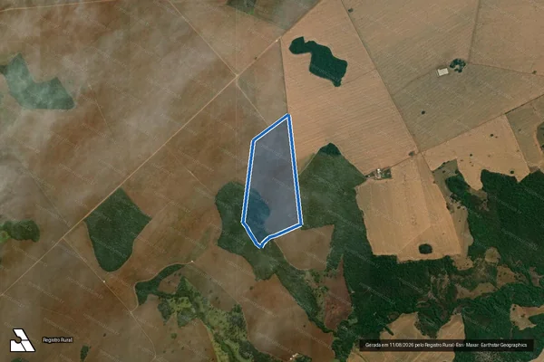Imagem de satélite de FAZENDA PINDAÍBAS - MONTE ALEGRE - 001 em Rio Verde - GO