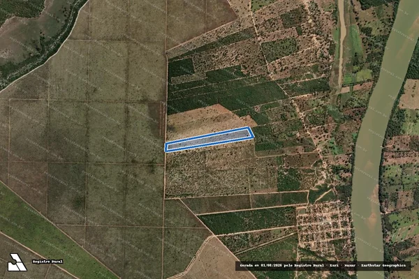 Imagem de satélite de Fazenda Vargem Grande - Parte 1 em Buritizeiro - MG