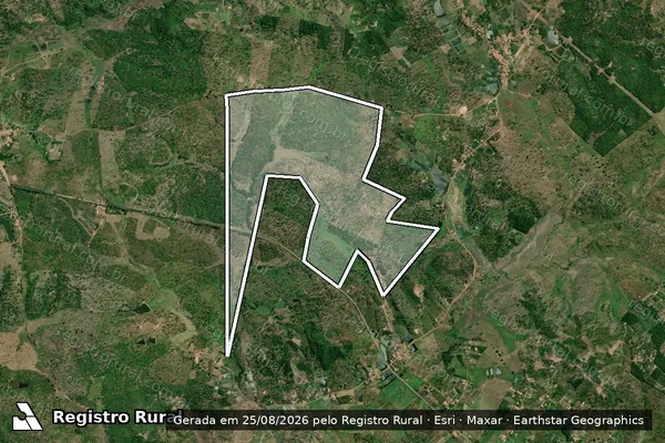 Imagem de satélite de FAZENDA ESPERANCA II em Paulo Ramos - MA