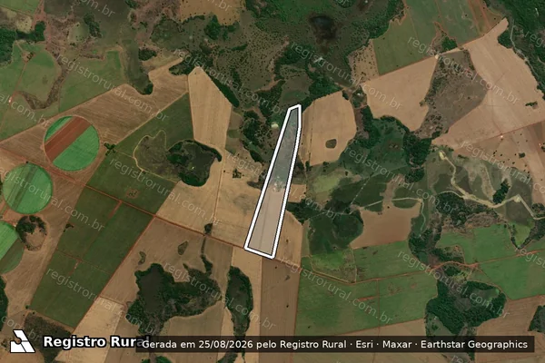 Imagem de satélite de FAZENDA JATOBÁ - Lote 9A em Acreúna - GO