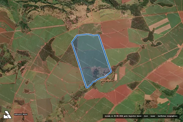 Imagem de satélite de Fazenda São José da Bela Vista - Fazenda São José da Bela Vista em Ituverava - SP