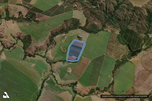Imagem de satélite de Fazenda Lavrinha - 001 em Serra do Salitre - MG