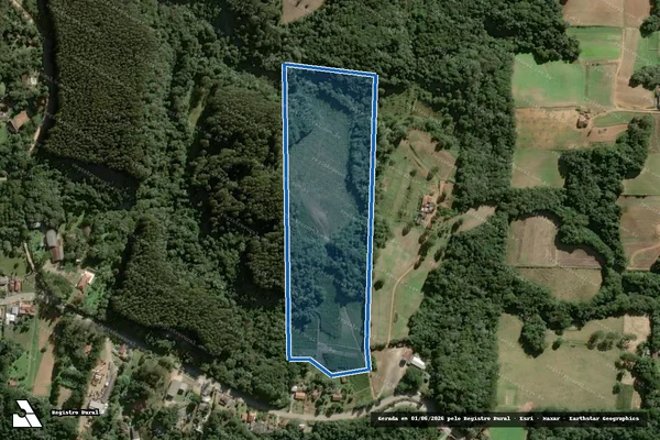 Imagem de satélite de ÁREA RURAL 21574 - Parte 1 em Campo Largo - PR