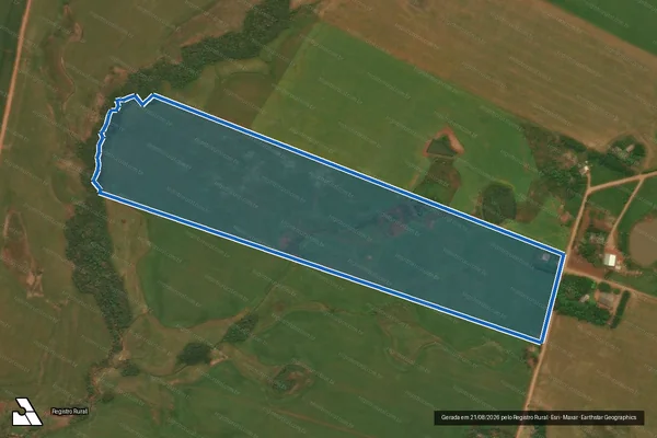 Imagem de satélite de PA Santa Júlia / Lote 42 - Lote 42 em Júlio de Castilhos - RS