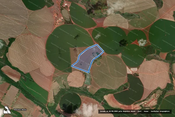 Imagem de satélite de Fazenda Restinga Grossa - PARTE 1 em Itaí - SP