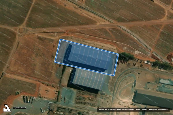 Imagem de satélite de FAZENDA PRATA DE BAIXO - Parte 1 em Conceição das Alagoas - MG
