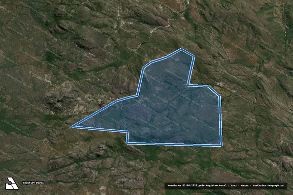 Imagem de satélite de FAZENDA CONTAGEM  - Parte 11 em Olhos-d'Água - MG