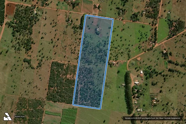 Imagem de satélite de PROJETO DE ASSENTAMENTO 7 DE SETEMBRO - Lote 111 em Terenos - MS