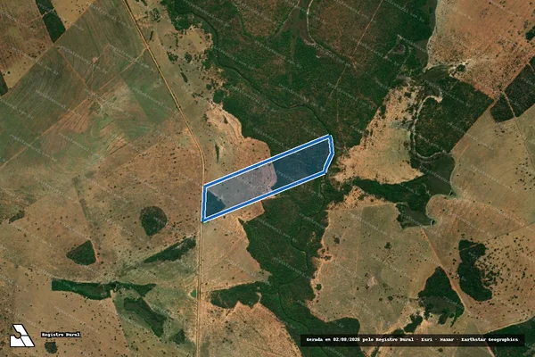 Imagem de satélite de Fazenda Monte Alegre Parte 1 - Parte 3 em Corguinho - MS