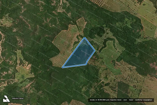 Imagem de satélite de Fazenda Rancho Alegre - Desmembrada 08 em Camapuã - MS