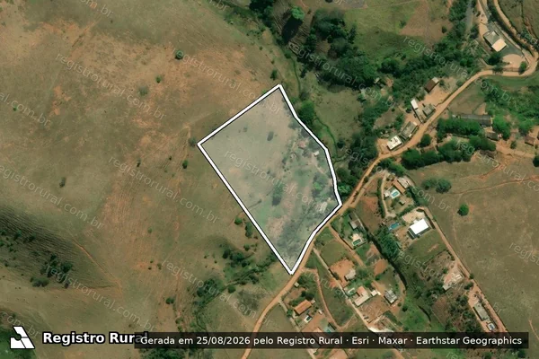 Imagem de satélite de Fazenda Sta. Tereza - Gleba A3 - Parcela - 02 em Jacareí - SP
