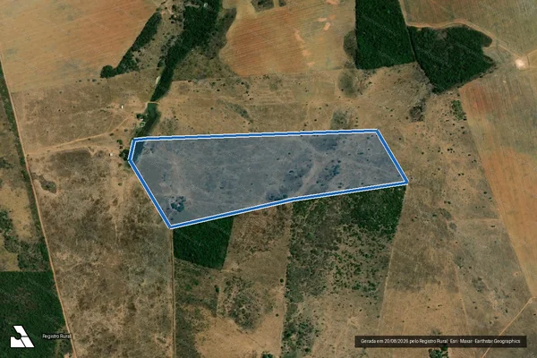 Imagem de satélite de LOTE 164- PROJETO DE ASSENTAMENTO SÃO JOSÉ DA VILA RICA / 001